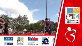 Une finale à seulement 13 ans JACQUET vs BOULANGER  National à pétanque de ChâteauneufsurLoire [upl. by Ilrebmik]