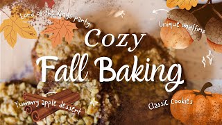 COZY FALL BAKING🍁🧈🎃three recipes each embracing different autumn flavors recipes in caption [upl. by Nylzzaj]