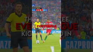 The best free kick scored in every league [upl. by Suryt]