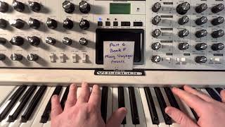 Moog Voyager Factory Presets Pt6 no talking [upl. by Eggleston]