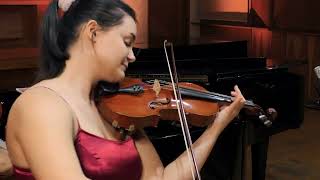 Pablo de Sarasate – Habanera Op 21 No 2 Natalia Wojciechowska – violin [upl. by Nerdna887]