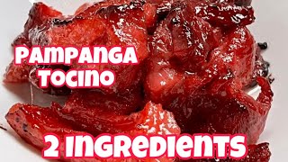 2 INGRIDIENTS OF AUTHENTIC PAMPANGA TOCINO [upl. by Haidadej955]