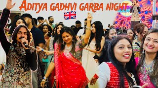 Adityagadhvi live show  Best gujrati singer made us emotional 🥹 and first time kiya DAKLA [upl. by Pleasant105]