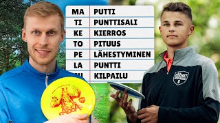 Treenasin viikon kuten Suomen paras frisbeegolfaaja [upl. by Nirak640]