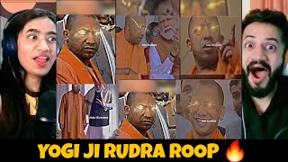 CM Yogi Adityanath Thug Life 😈 Yogi Adityanath Attitude Videos Reaction 🔥 [upl. by Devland992]