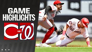 Reds vs Nationals Game Highlights 72124  MLB Highlights [upl. by Nyllij]