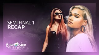 First Semi Final  VOTING RECAP  Eurovision Fan Song Contest 04 🇸🇲 [upl. by Nahsad]