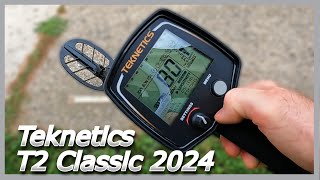 Teknetics T2 Classic Metal Detector Unboxing and Demo [upl. by Rednave]