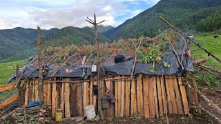 Nepali Mountain Village Life  most peaceful and Very Relaxing Life  traditional Nepali Village [upl. by Kamat]