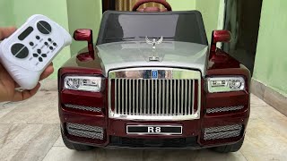 RC RollsRoyce Car Unboxing amp Testing  The Power Wheels Ride on RollsRoyce Car  Shamshad Maker🔥🔥 [upl. by Weaks836]