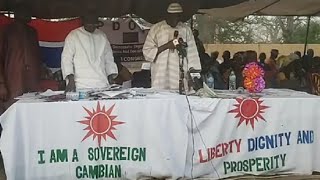 Gambia PDOIS Party Congress 2018  Clip 4 Halifa Sallahs Speech [upl. by Ahsatsan]