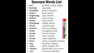 English vocabulary wordsEnglish synonyms word englishgrammar AvantikaEducationHub [upl. by Litman]