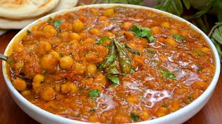 طبخ وصفة حمص سهلة طعمها فاق توقعاتي 😋 روعة مع الرز او الخبز Cooking an Easy Chickpea Recipe [upl. by Carmen697]