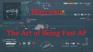 World of Warships Legends Marceau The Art of Being Fast AF [upl. by Burkitt]