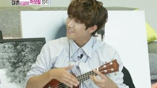 【TVPP】KwangheeZEA  Playing Ukulele 광희제아  우쿨렐레 연주  We Got Married [upl. by Kevon]