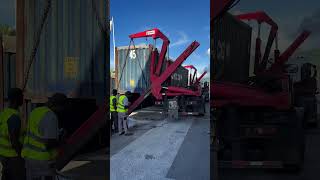 Loading a Massive 45 Foot Shipping Container  Precision and Power [upl. by Carine591]