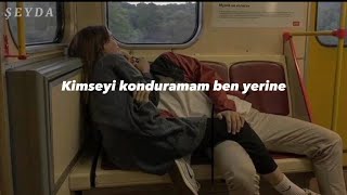 Kendimden Hallice  Seni Kimseye Anlatamazdım  Sözleri  Lyrics [upl. by Dreher]