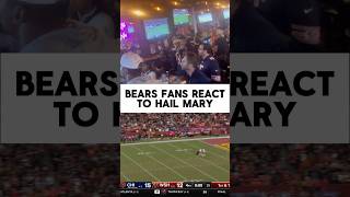 Chicago Bears fans HEARTBROKEN after Washington Hail Mary nfl [upl. by Notgnimer]