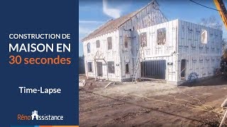 Construction de maison neuve Timelapse [upl. by Keithley]