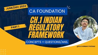 Indian Regulatory Framework Ca Fond Part 1 conceptsquestions from Live Batch [upl. by Ardeed]