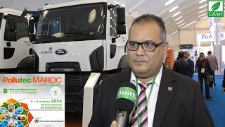 AUTO HALL PRESENTE DES CAMIONS FORD GROS TONNAGE MADE IN TURKIE AU SALON POLLUTEC [upl. by Letnohs892]