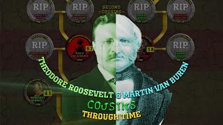 Theodore Roosevelt amp Martin Van Buren Cousins Through Time Family Tree Connection [upl. by Starr]