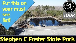 TOUR Stephen C Foster State Park a mustsee park [upl. by Youngman]