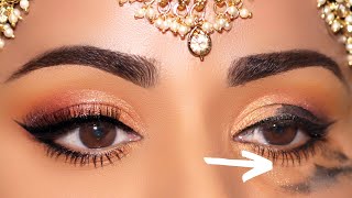 How To Do Bridal Makeup on Sensitive WATERY Eyes [upl. by Atirehc]