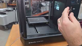 How to unblock a jammed  snapped filament in makerbot sketch [upl. by Weisbrodt268]