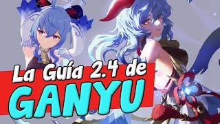 ¡GUÍA DE GANYU 24  BUILDS PERSONAJES ARMAS ARTEFACTOS Y TALENTOS 🔥  Genshin Impact Español [upl. by Seema732]