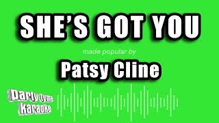 Patsy Cline  Shes Got You Karaoke Version [upl. by Kosse]