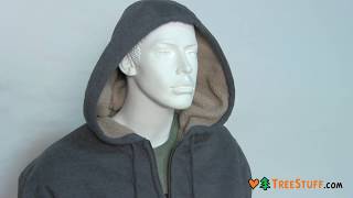 Dickies Sherpa Lines Fleece Hoodie  TreeStuffcom 360 View [upl. by Rednaxela]