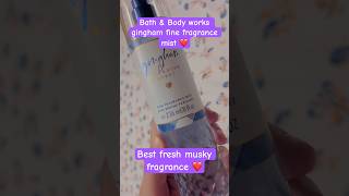 Bath amp Body works gingham body mist bathandbodyworks bodymist nykaapinkfridaysale nykaa luxe [upl. by Ressler494]