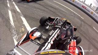 Demo Max Verstappen Helmet Cam Exclusive Footage CRG VKV City Racing Rotterdam 2013 [upl. by Darees]