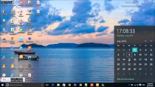 Whats New in Windows 10  2 Beautiful amp Big calendar [upl. by Tristan612]