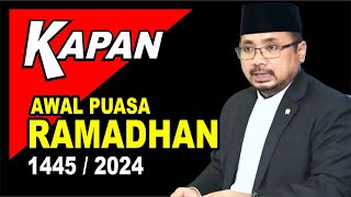 Kapan Puasa Ramadhan 2024  1 Ramadhan 2024 jatuh pada tanggal  Sidang Isbat Ramadhan 2024 [upl. by Spaulding]