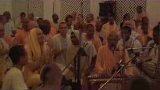 Lokanath Swami amp Aindra  Kirtan at ISKCON Mayapur  Feb 2006  P 1 of 4 [upl. by Enylrac]