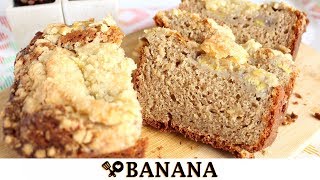 BOLO DE BANANA COM CROCANTE  RECEITAS QUE AMO [upl. by Ritchie]