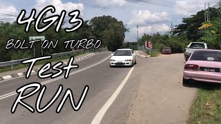 4g13 carburetor turbo test run [upl. by Kennet]