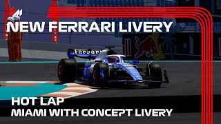 New Livery Ferrari HP Hot Lap in Miami  Assetto corsa [upl. by Suiluj494]