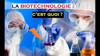 LA BIOTECHNOLOGIE CEST QUOI  3 MINUTES POUR TOUT SAVOIR [upl. by Macnamara]