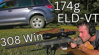 NEW Hornady 174g ELDVT Bullet Tested Accuracy Testing w Multiple Powders in Bergara B14 HMR 308w [upl. by Cianca]