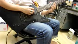 Epiphone Explorer Gothic Guitar Demo By Chatreeo [upl. by Junko]