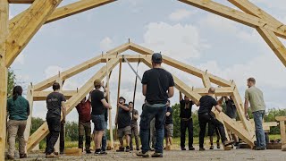 Traditional Timber Framing and Log Building Course Spring of 2024 [upl. by Teddy664]