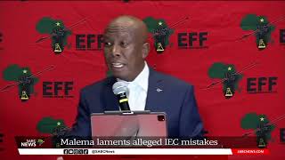 Elections 2024  EFF has confidence in the IEC Julius Malema [upl. by Neyuh]