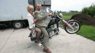 Babcia i Dziadek na motorze wnuczka GRANDMA amp GRANDPA on da BIKE  VIDEO after photos [upl. by Tally]