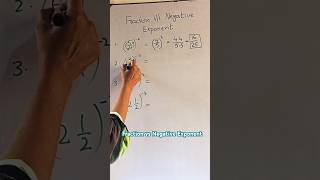 Fraction Vs Negative Exponent learniverse fractions exponentrules [upl. by Alfi]