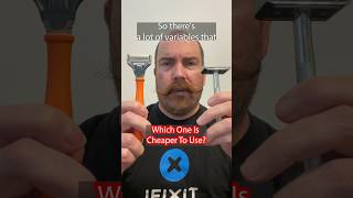 Safety Razor vs Cartridge Razor  Which One Is Cheaper shorts shaving [upl. by Ahseiuqal]