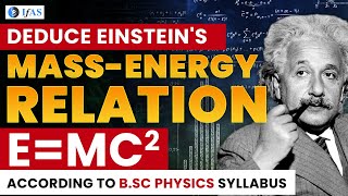 Mastering Einstein’s MassEnergy Equation 𝐸𝑚𝑐²  StepbyStep Explain  IIT JAM Physics IFAS [upl. by Gracie]