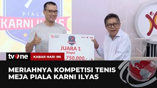 Keseruan Kompetisi Tenis Meja Piala Karni Ilyas yang Diikuti Karyawan tvOne  Kabar Hari Ini tvOne [upl. by Hurlbut303]